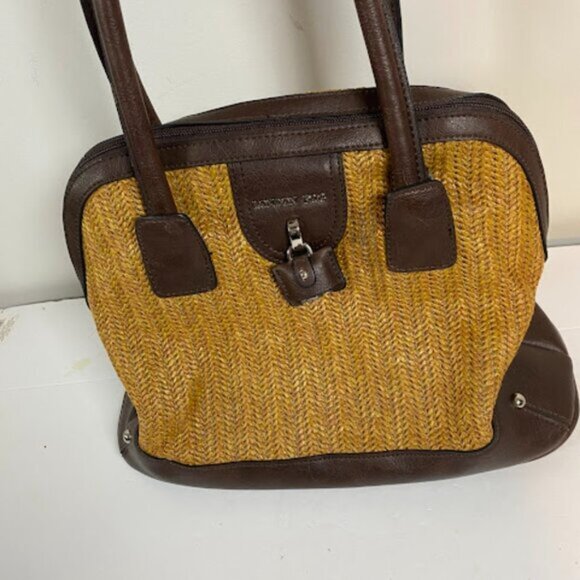 London Fog Women's Brown Satchel Handbag Medium - Picture 6 of 8